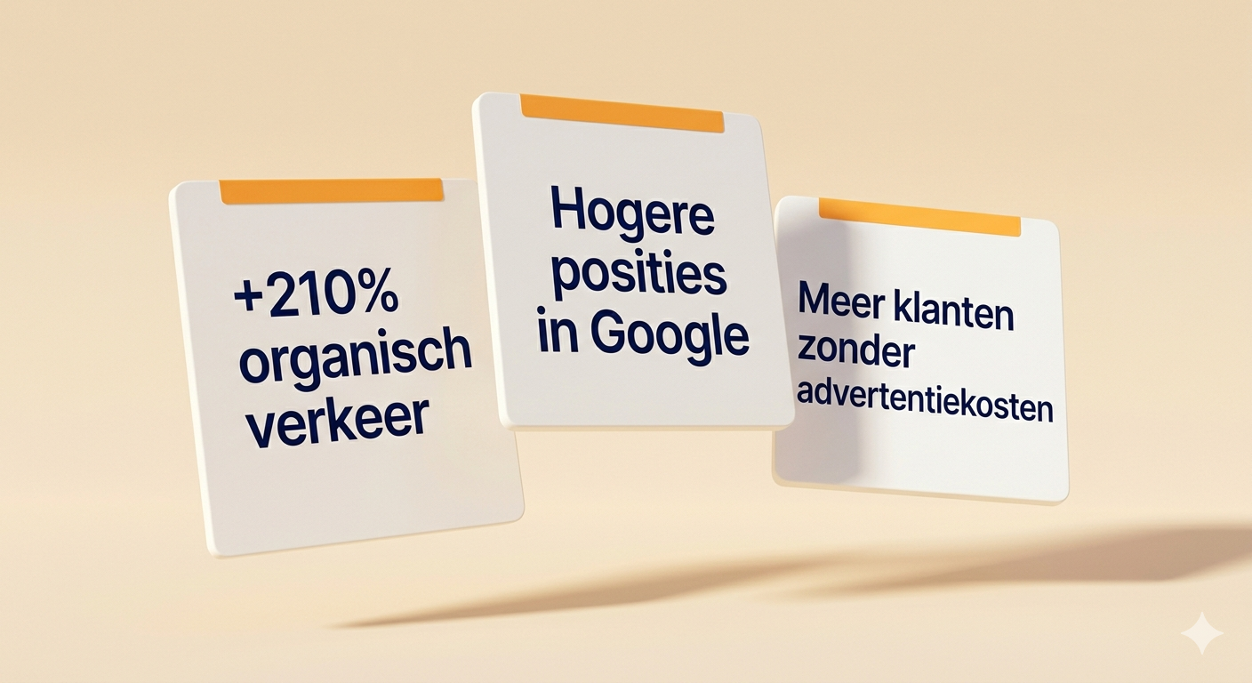 Website op hogere positie in Google zoekresultaten via SEO-optimalisatie